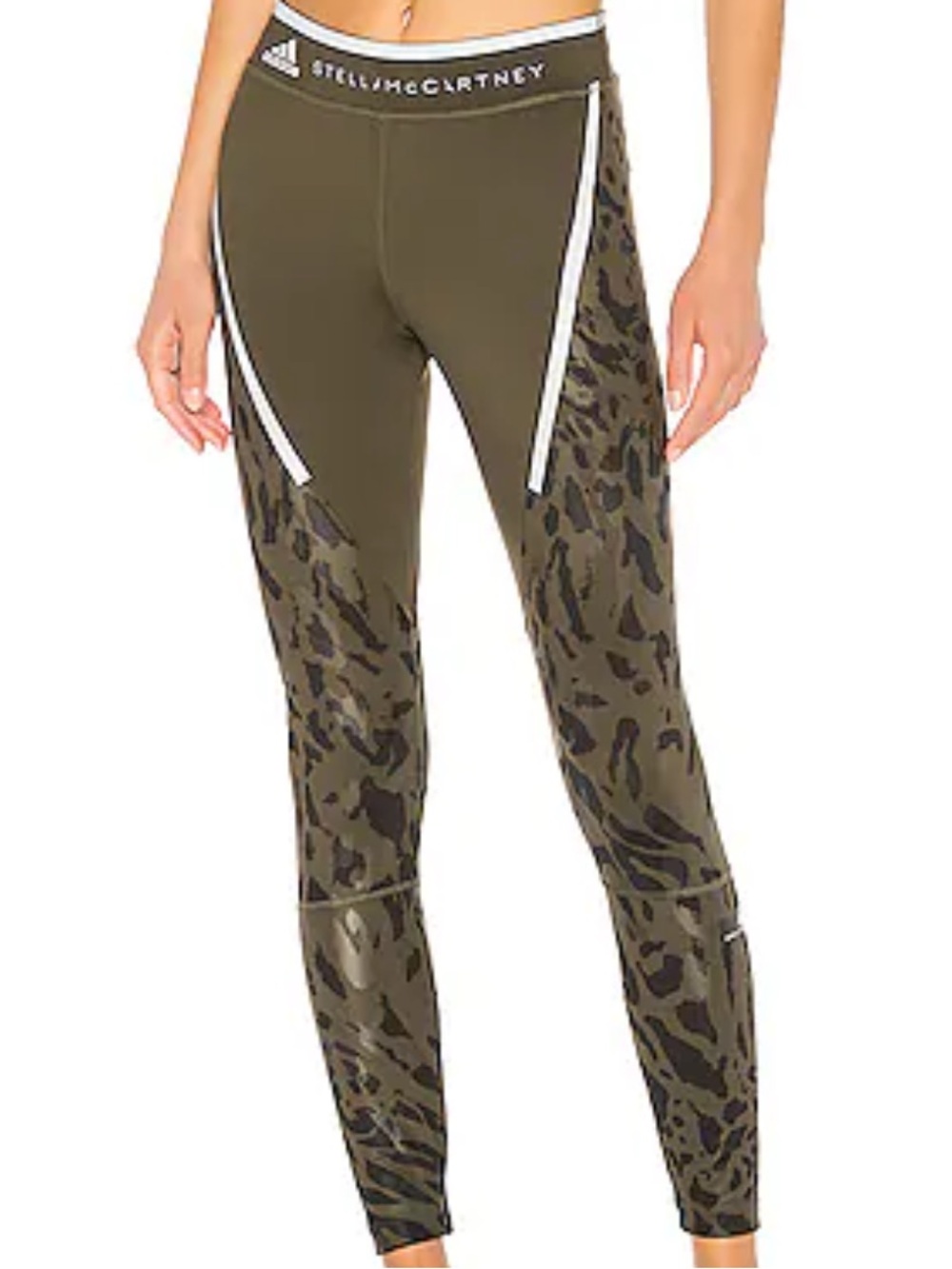 Adidas by Stella McCartney Run Long Tights in Camo Print in size Medium